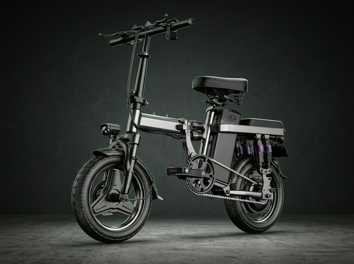GP70 Dobrável 400W — Bike Elétrica Dobrável